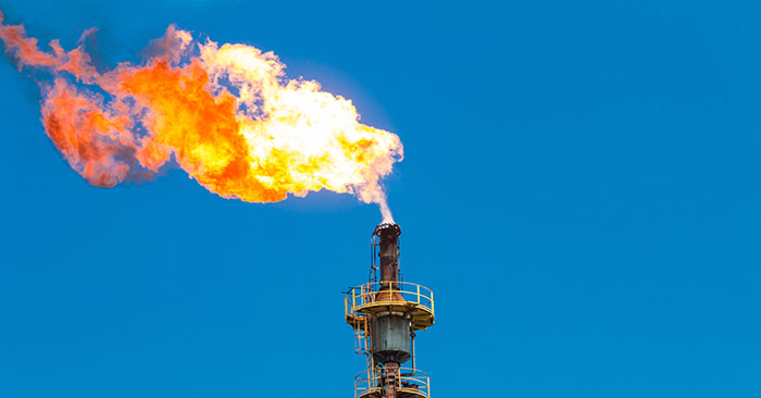 Gas flaring is the process of burning off associated gas