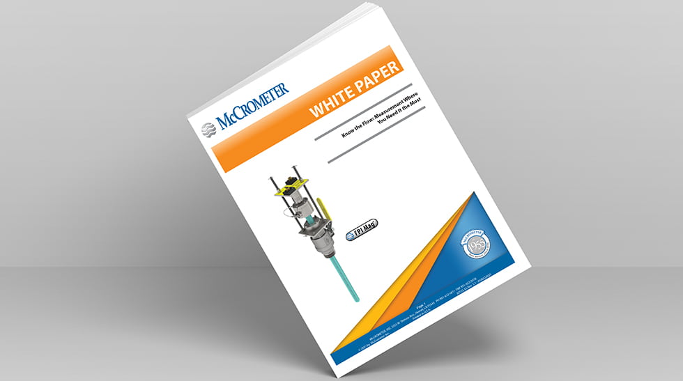 McCrometer Flow Measurement Where You Need It Most White Paper