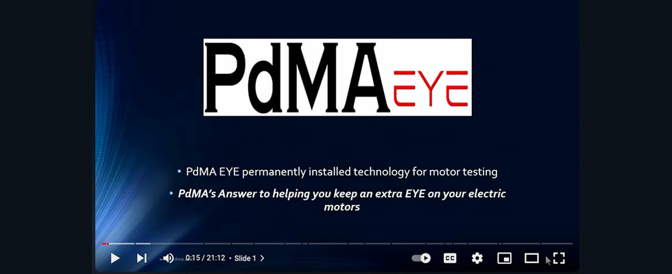 PdMAEYE Rotor Bar Case Study, Part 1, Video