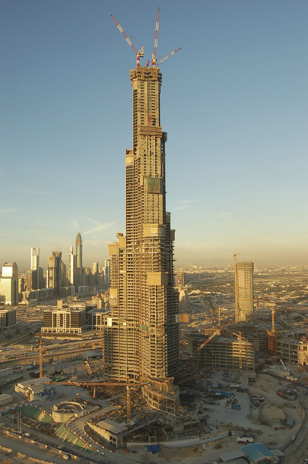Image 1. At 828 meters, the Burj Khalifa is the world's tallest man-made tower. (Images courtesy of Putzmeister.