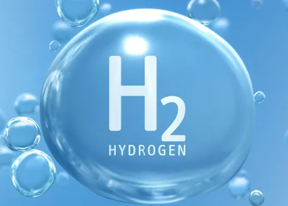 Hydrogen stock photo